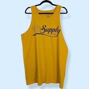 (2/$20) Diamond Supply Co Yellow Tank